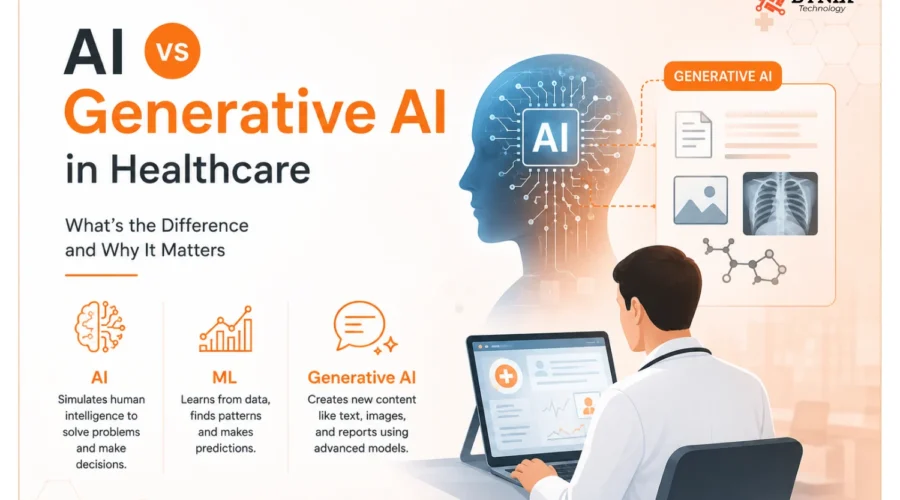 AI vs Generative AI in healthcare - what's the difference and why it matters