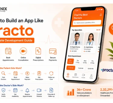 How to build an app like Practo — complete development guide banner