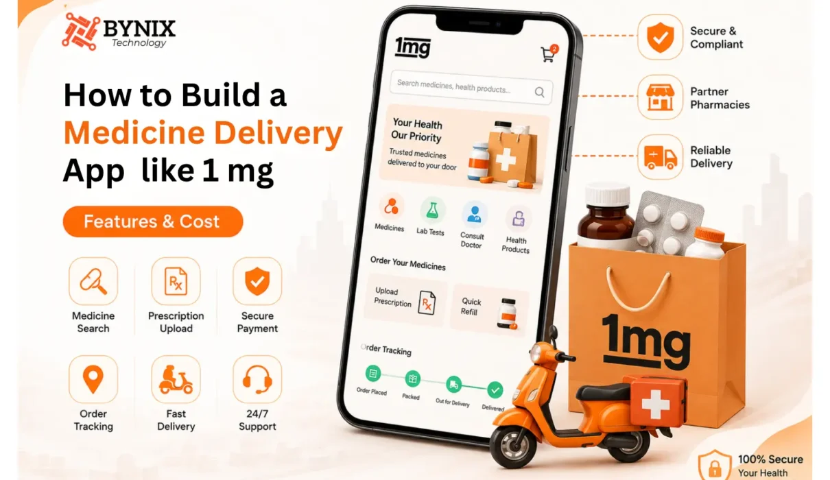 Build a medicine delivery app like tata 1mg