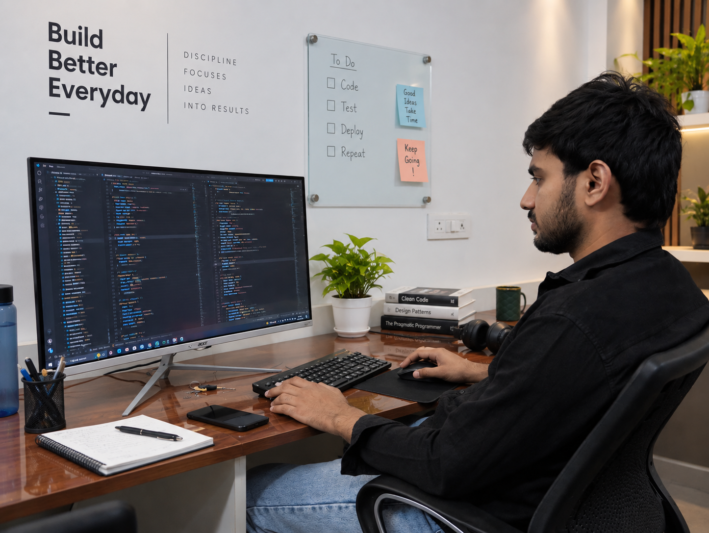 Bynix Technology Developer working on a project