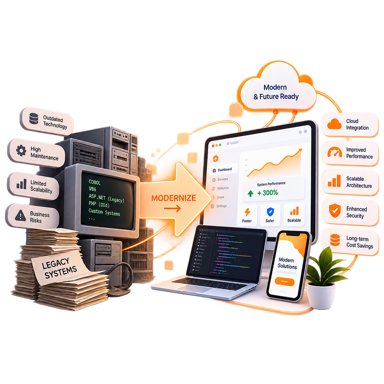 Legacy System Modernisation Services