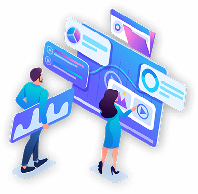 SaaS Development Illustration